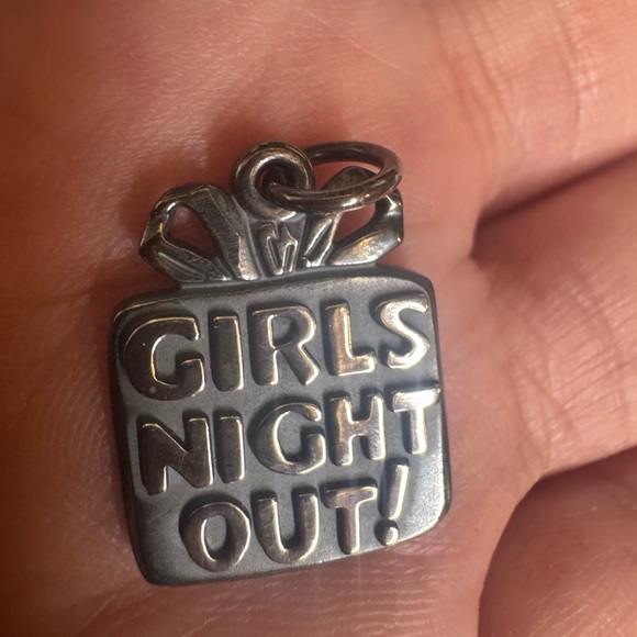 James Avery Jewelry - Silver 'retired James Avery Girls Night Out' Charm Pendant
